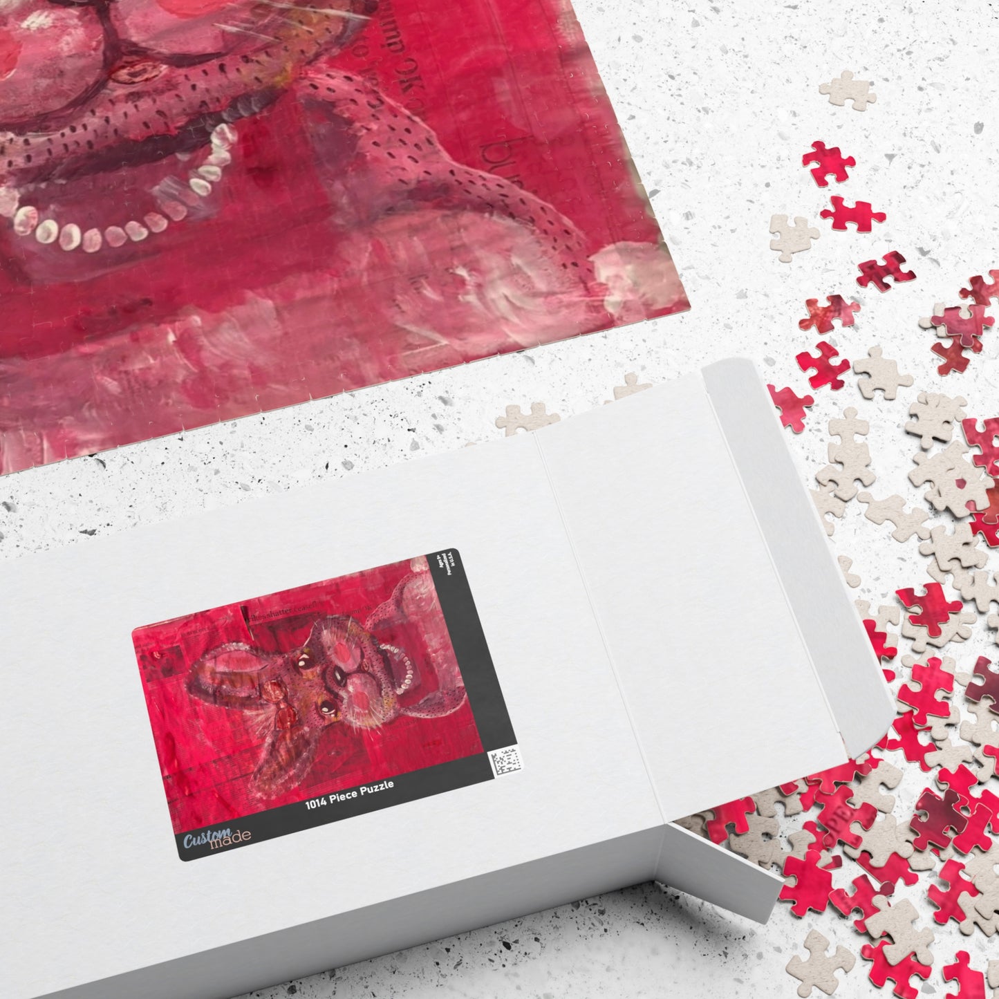 Hey Bunny Puzzle - 1014 Pieces, Whimsical Art for Family Fun