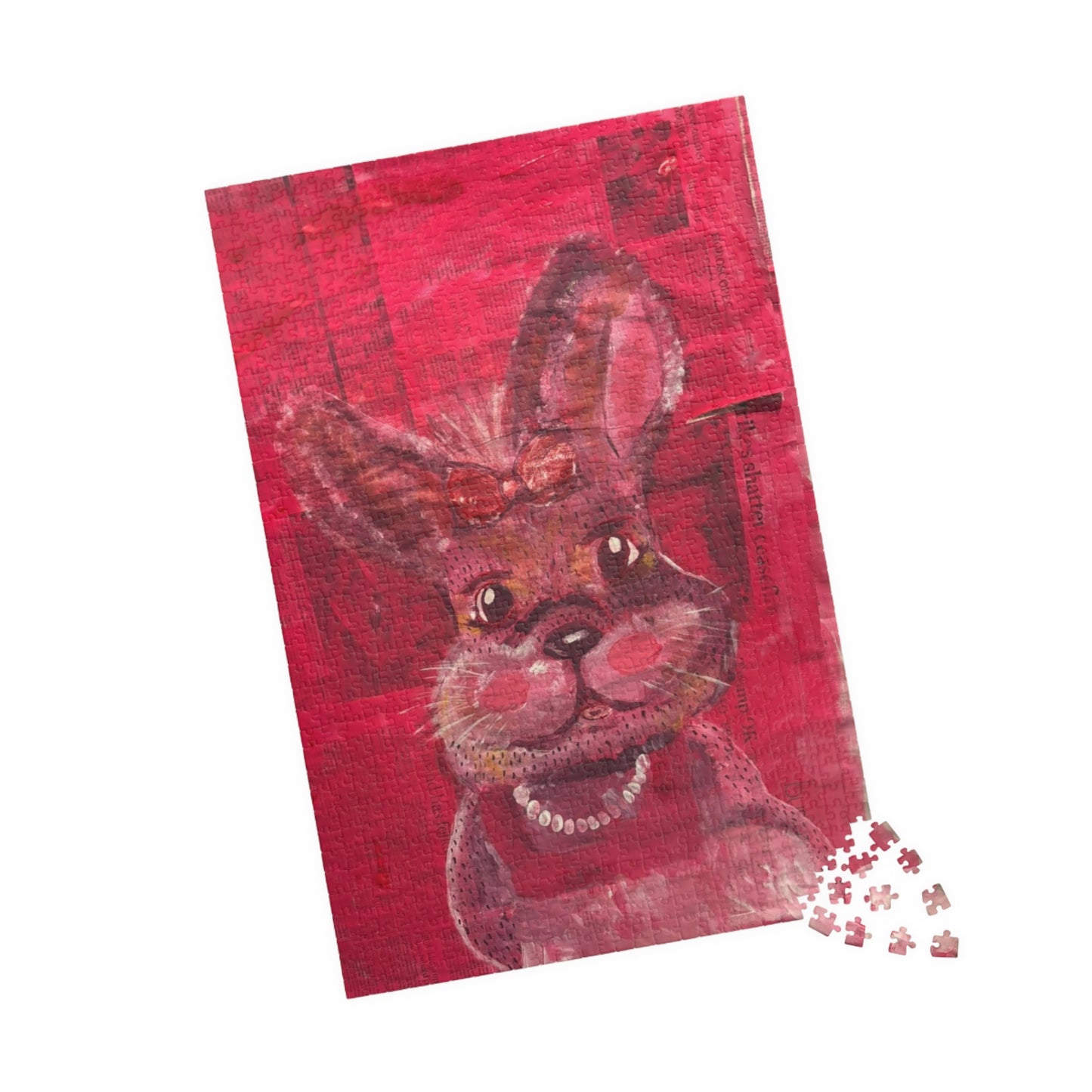 Hey Bunny Puzzle - 1014 Pieces, Whimsical Art for Family Fun